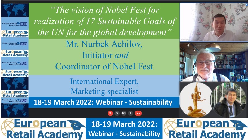 14. Mr. Nurbek Achilov, Initiator and Coordinator of Nobel Fest, International Expert, Marketing specialist