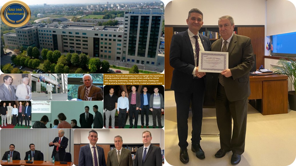 1. Universitatea Româno-Americană este consecventă în a onora istoria şi a construi viitorul, Theodor Purcarea