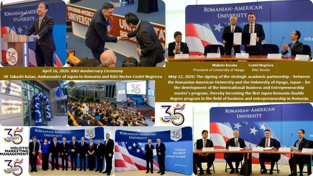 Strategic academic partnership between the Romanian-American University and the University of Hyogo, Japan